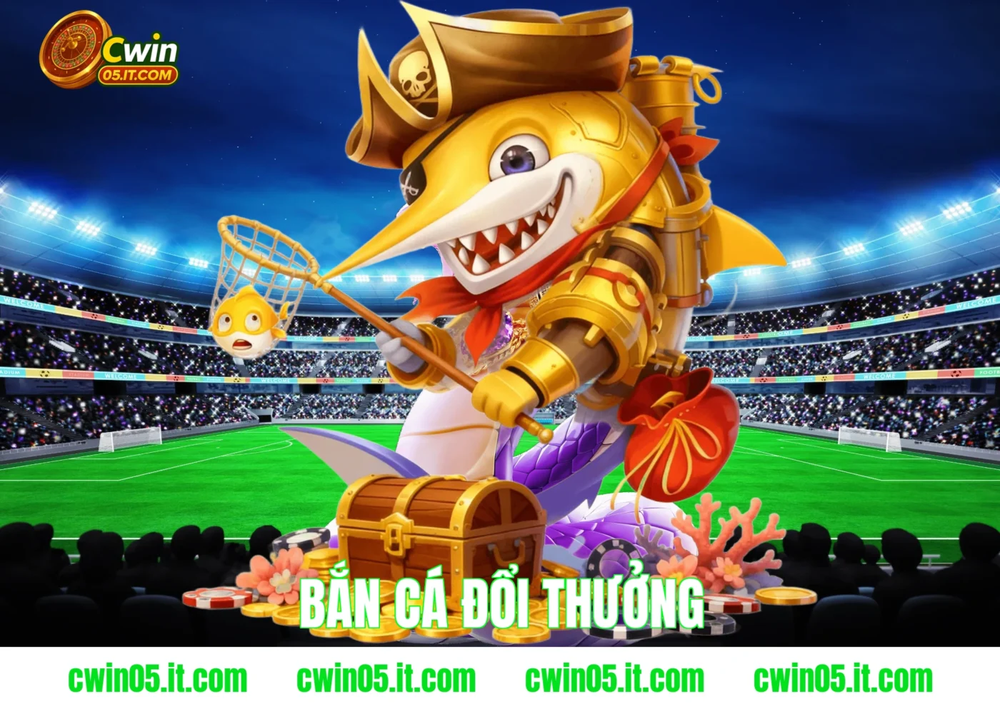 Bắn cá đổi thưởng Cwin – Săn Boss Khủng, Rinh Quà Cực Đã